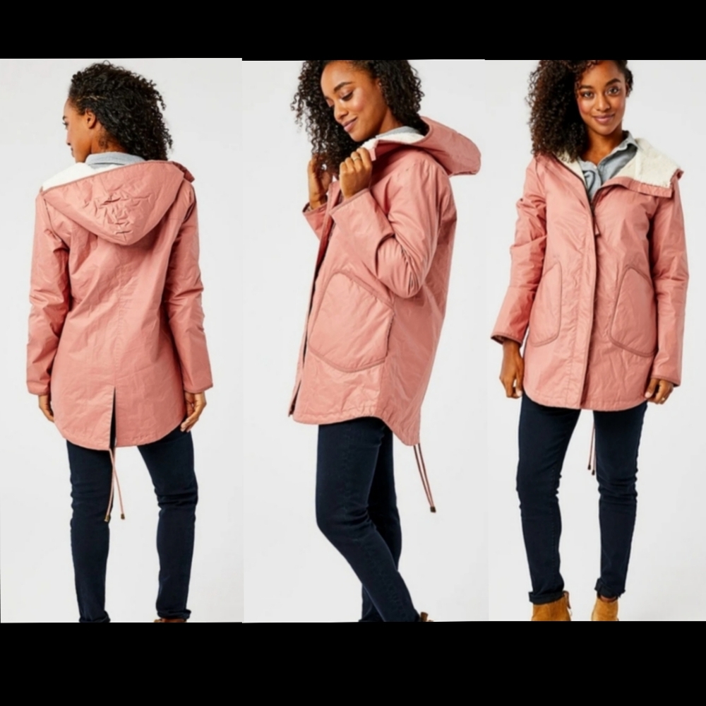 Carve Designs Hooded Waxed Coat Jacket